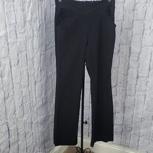 one 5 one Black Straight Leg Women's Stretch Pants Size 8‎